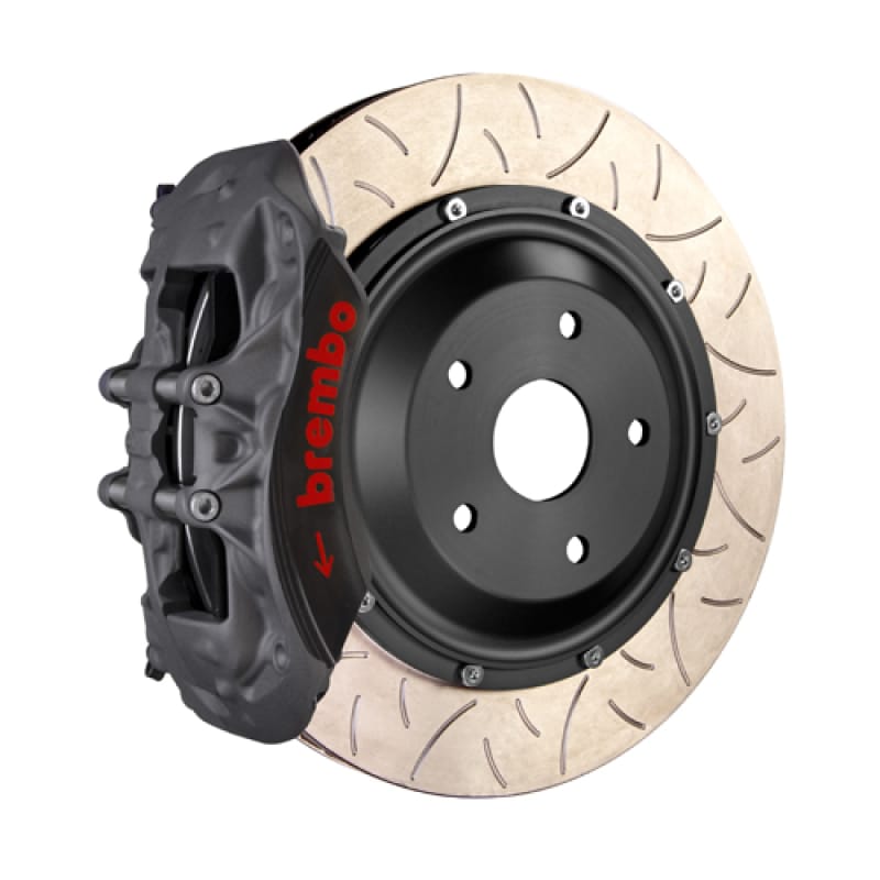 Brembo — Brembo 13-18 320i Exc xDrive/MSport Brake Fr Race BBK 6Pis Forged 2pc 355x35x53a 2p Rtr T3-Black HA