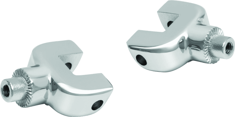 Kuryakyn — Kuryakyn Splined Passenger Peg Adapter Indian Chrome