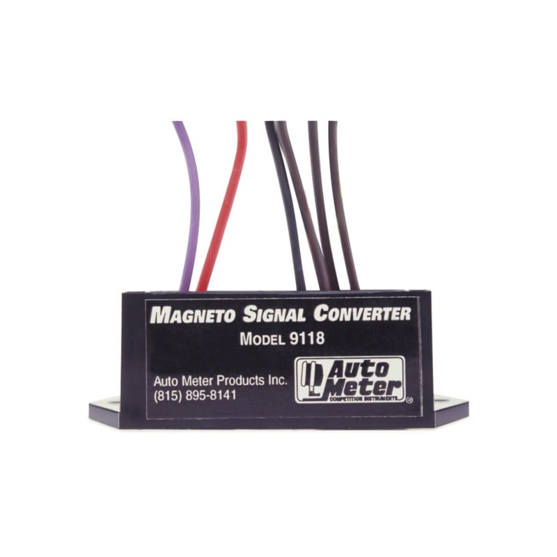AutoMeter — AutoMeter RPM Signal Adapter For Magneto Ignitions
MAG SIGNAL CONVERTER