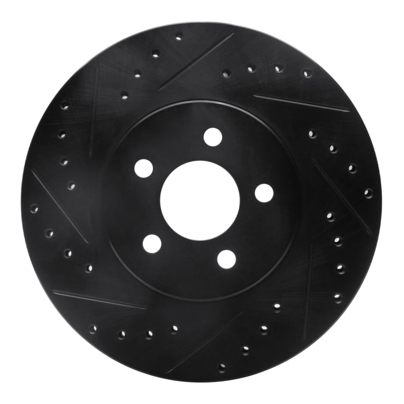 R1 Concepts — R1 95-06 Chrysler Sebring Front Left Drilled & Slotted Black Brake Rotor
R1 Brake Rotor Drill