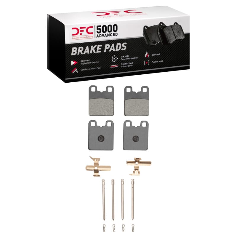 DFC — DFC 14-25 Alfa Romeo Giula Parking Brake 5000 Advanced Low Metallic Brake Pads and Hardware Kit
DFC Brake Pad Set