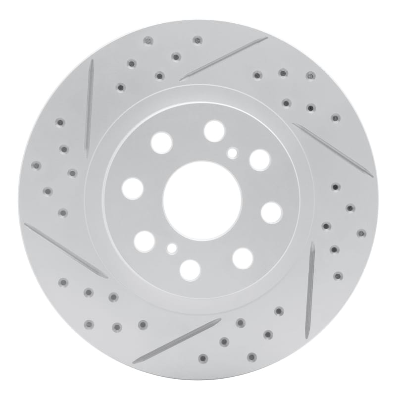 R1 Concepts — R1 00-05 Toyota Mr2 Spyder Rear Left Drilled & Slotted Geo-Carbon Rotor