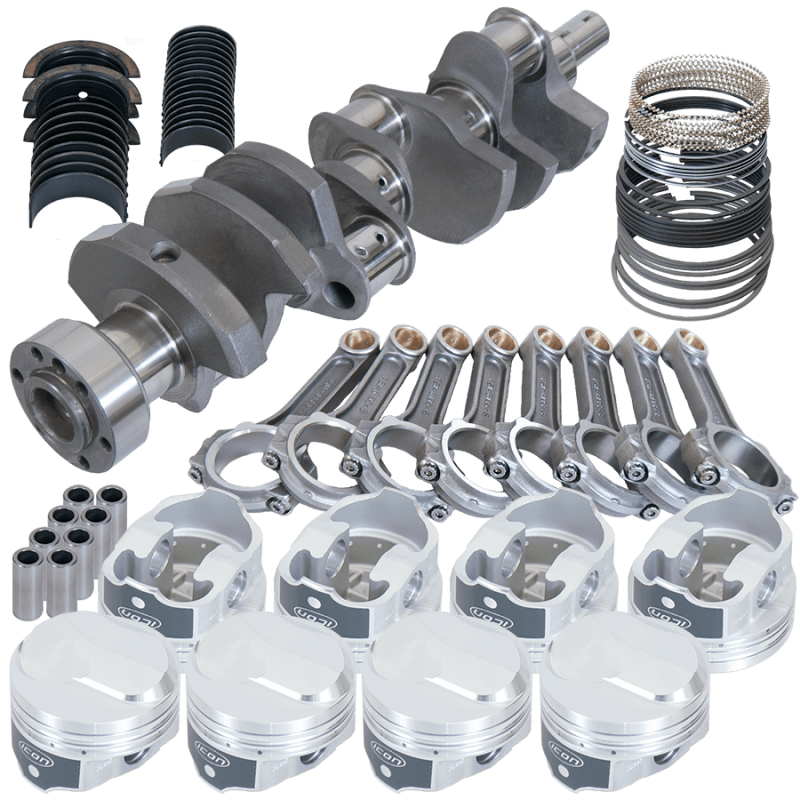 Eagle — Eagle Chevy 454 1Pc 4.000in Crank 6.135in I-Beam Rods 38cc Dome 4.350in Pistons Rotating Assembly
Pro Street Assembly