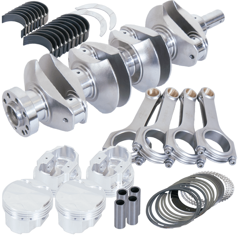 Eagle — Eagle Nissan Sr20 3.583in Billet Crank 5.365in H-Beam 10.8cc Dome 86mm Pistons Rotating Assembly
Competition Assembly