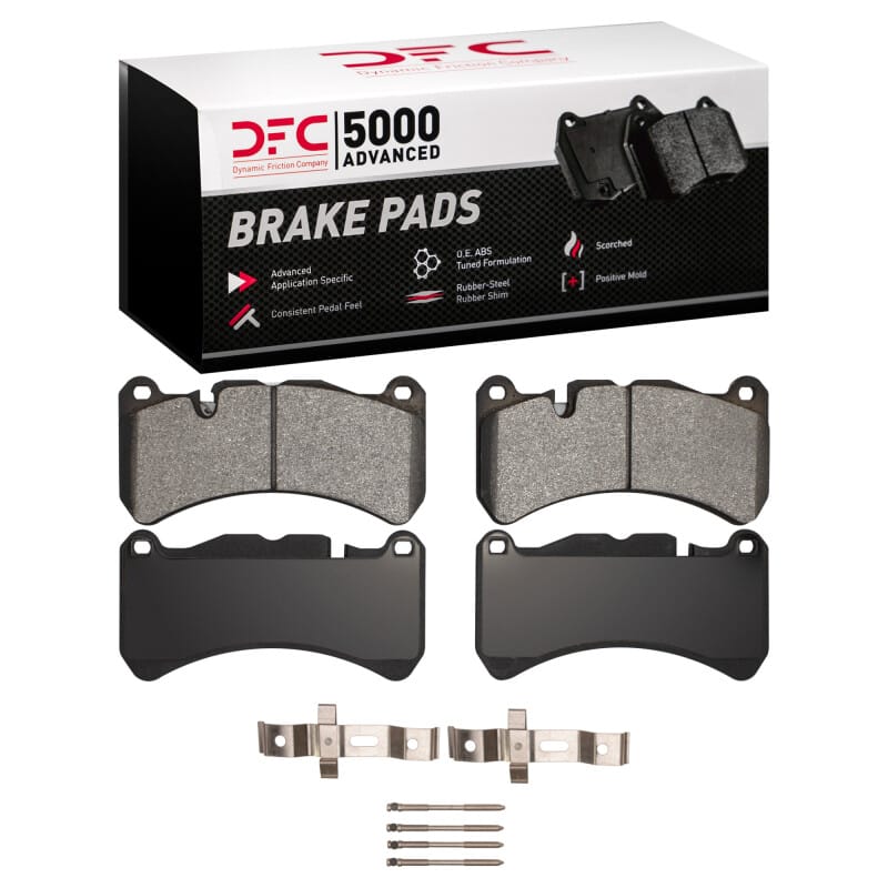 DFC — DFC 05-11 Mercedes-Benz SLK55 AMG Front 5000 Advanced Low Metallic Brake Pads and Hardware Kit
DFC Brake Pad Set
