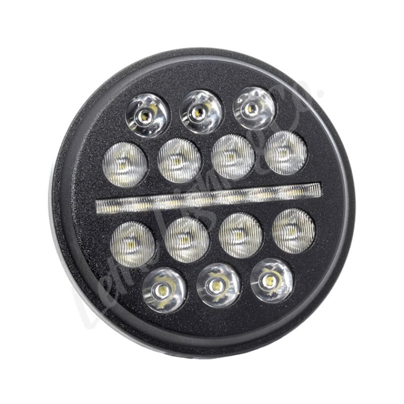 Letric Lighting — Letric Lighting 5.75? LED Black Buck-Shot Style mini-multi Headlight