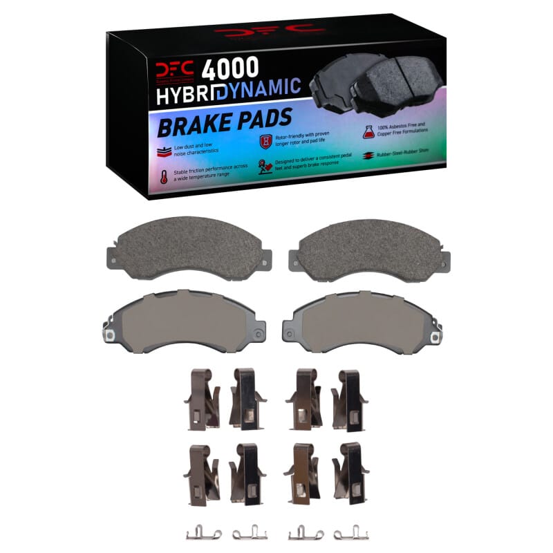 DFC — DFC 94-10 UD UD 1400 Front 4000 HybriDynamic Brake Pads and Hardware Kit
DFC Brake Pad Set