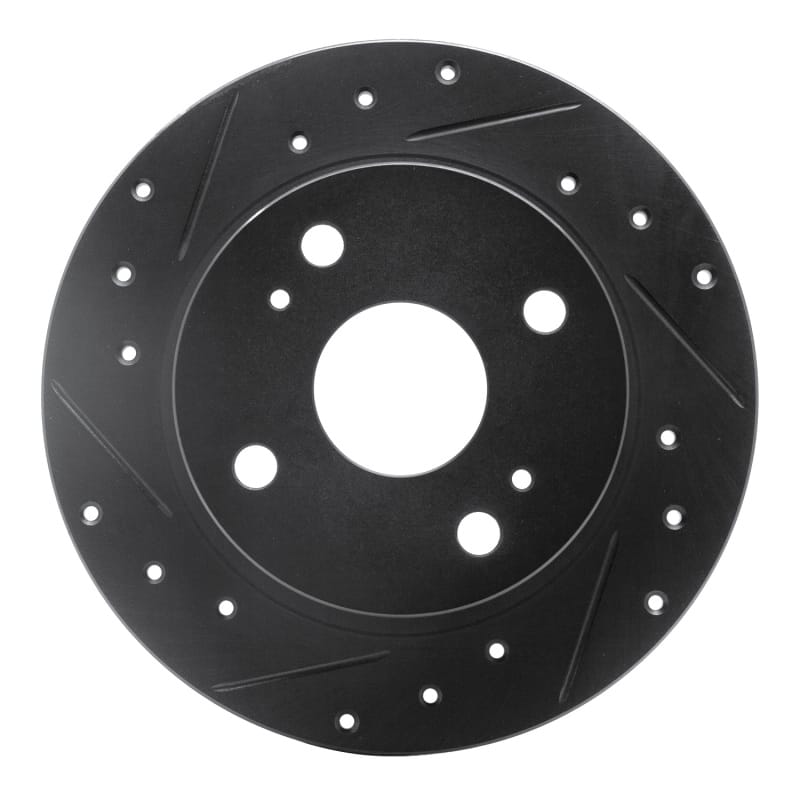 R1 Concepts — R1 79-81 Toyota Celica Rear Left Drilled & Slotted Black Brake Rotor
R1 Brake Rotor Drill