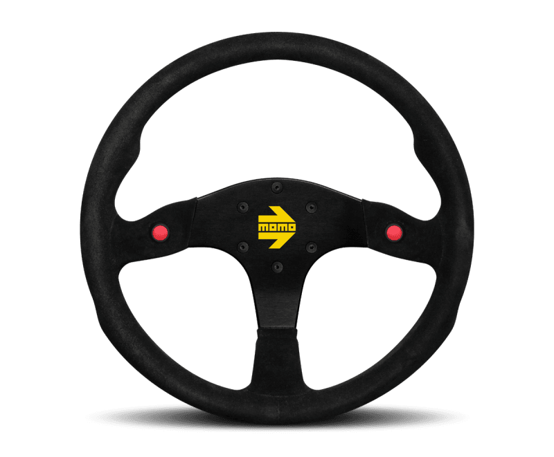 MOMO — Momo MOD80 Steering Wheel 350 mm - Black Suede/Black Spokes
