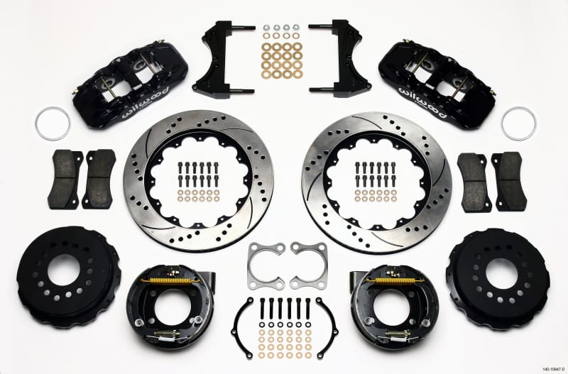 Wilwood — Wilwood AERO4 Rear P-Brake Kit 14.00in Drilled Big Ford Old Style 2.36in Offset
BRAKE KIT