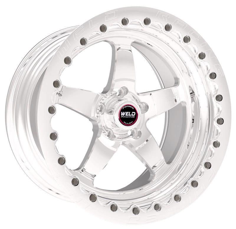 Weld — Weld S71 17x11 / 5x4.75 BP / 6.4in. BS Polished Wheel (Low Pad) - Polished Single Beadlock MT
17X11'' S71P SBL
