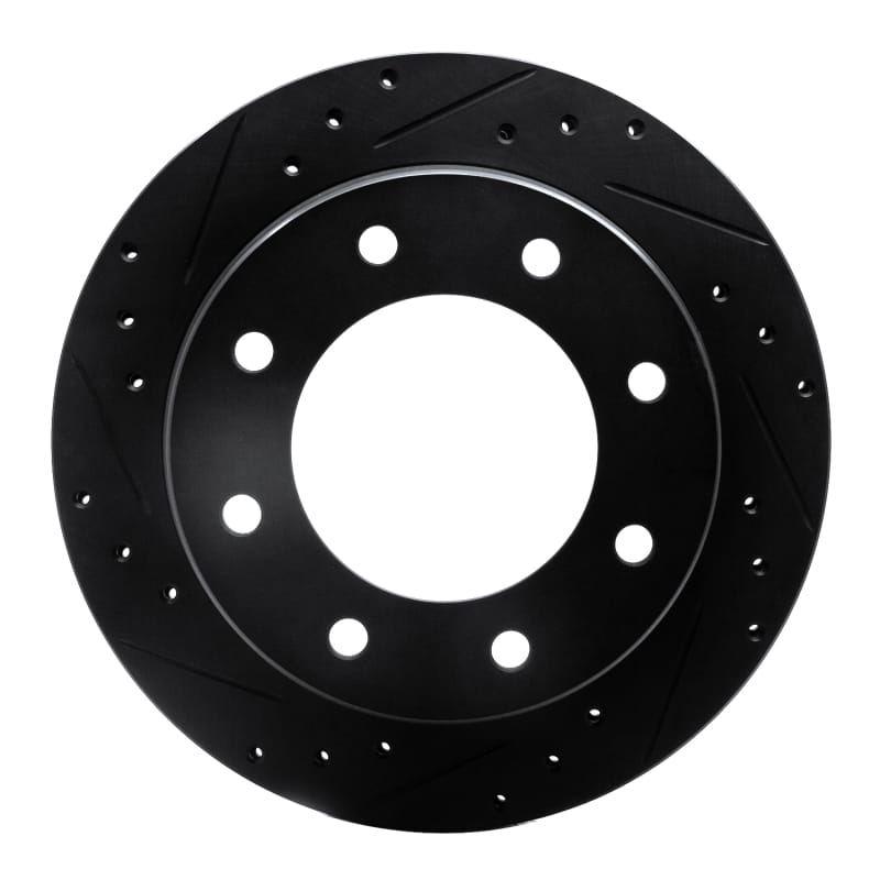 R1 Concepts — R1 00-11 Cadillac DTS Rear Left Drilled & Slotted Black Brake Rotor
R1 Brake Rotor Drill
