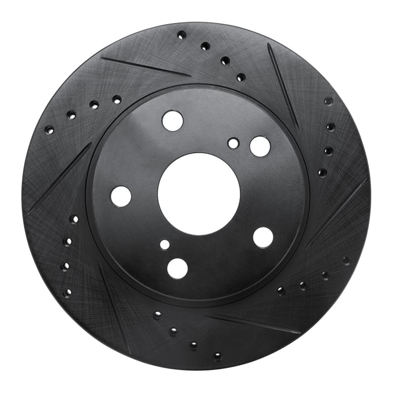 R1 Concepts — R1 89-92 Toyota Cressida Front Right Drilled & Slotted Black Brake Rotor
R1 Brake Rotor Drill