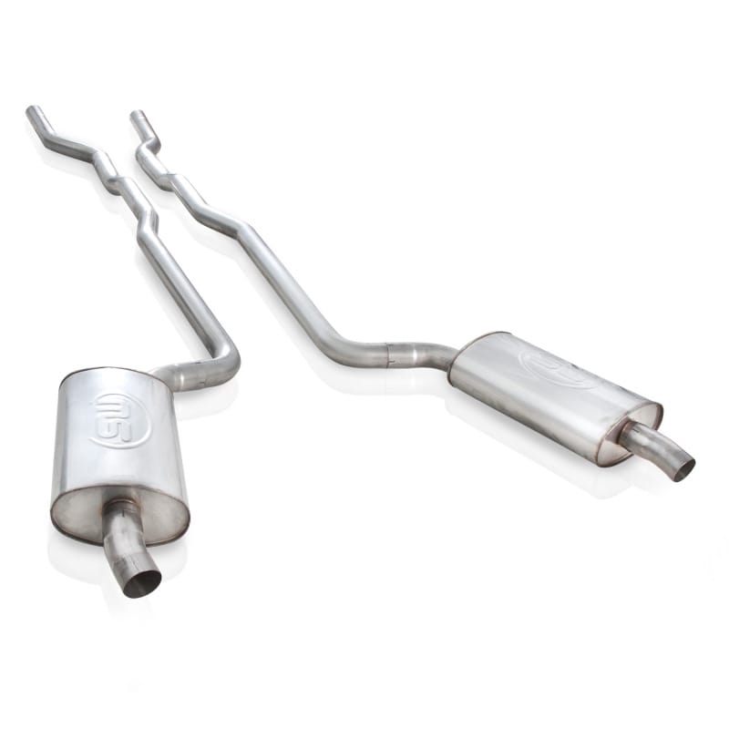 Stainless Works — Stainless Works 1973-82 Corvette Exhaust 2-1/2in Factory Style Mufflers 2-1/2in Turndowns
Exhaust System