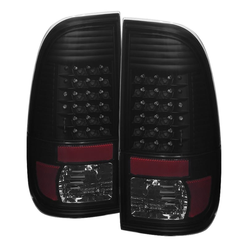 SPYDER — xTune Ford Super Duty 08-15 LED Tail Lights Black Smoke ALT-JH-FS08-LED-BKSM