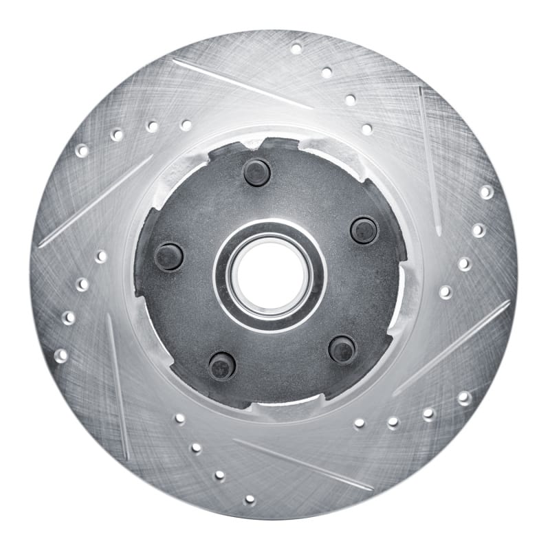 R1 Concepts — R1 65-67 Ford Ranchero Front Right Drilled & Slotted Silver Brake Rotor
R1 Brake Rotor Drill