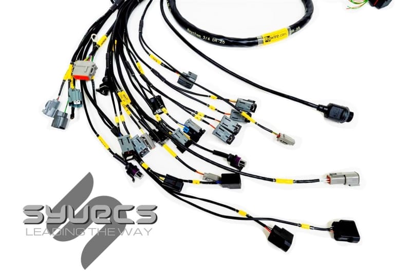 Rywire — Rywire K-Series Naturally Aspirated w/Syvecs S7 ECU Engine Harness (w/4 Inj / No EMAP/Boost)