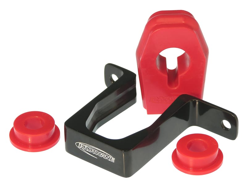 Prothane — Prothane Ford Mustang Shifter Bushings w/ Billet Bracket - Red
TRANSMISSION MOUNTS
