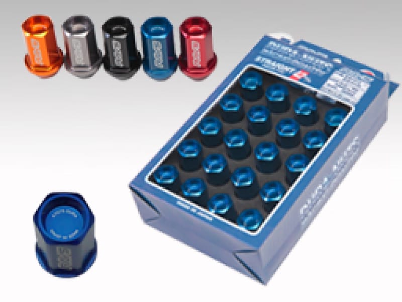 Rays — Rays Dura-Nut L42 Straight Type 12X1.50 Lug Nut Set 16 Lug 4 Lock Set - Black