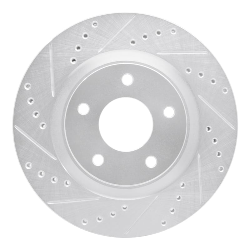 R1 Concepts — R1 11-19 Nissan SENTRA Front Left Drilled & Slotted Silver Brake Rotor
R1 Brake Rotor Drill