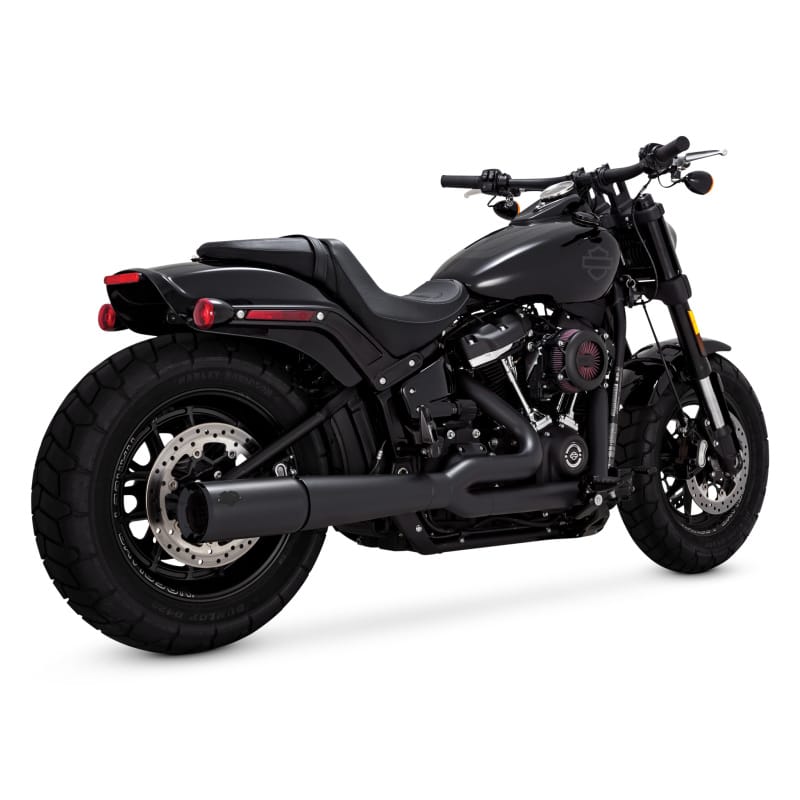 Vance and Hines — Vance & Hines HD Softail 18 -22 Pro Pipe Black PCX Full System Exhaust