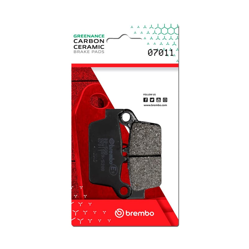Brembo OE Powersports — Brembo OE Honda Nh/Kymco Cobra/Kymco Fever/Kymco Heroism Carbon Ceramic Brake Pad - Front