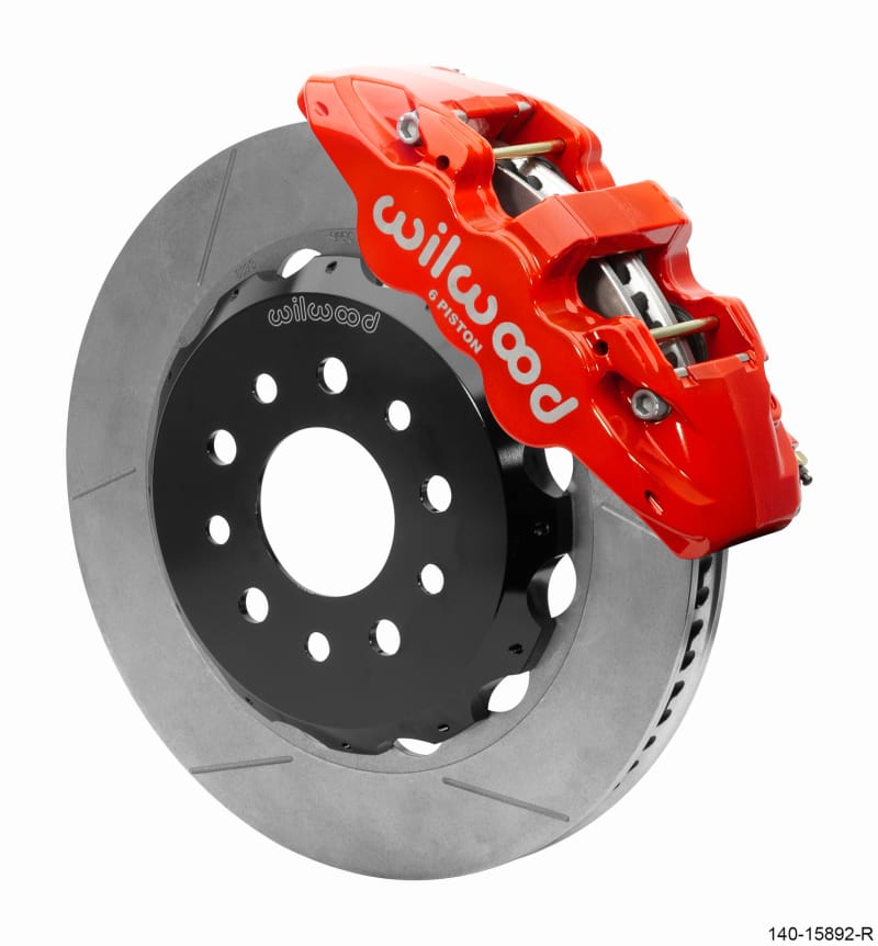Wilwood — Wilwood 18-25 Jeep JL AERO6 Front Hat Kit 14.00 Red w/Lines
BRAKE KIT