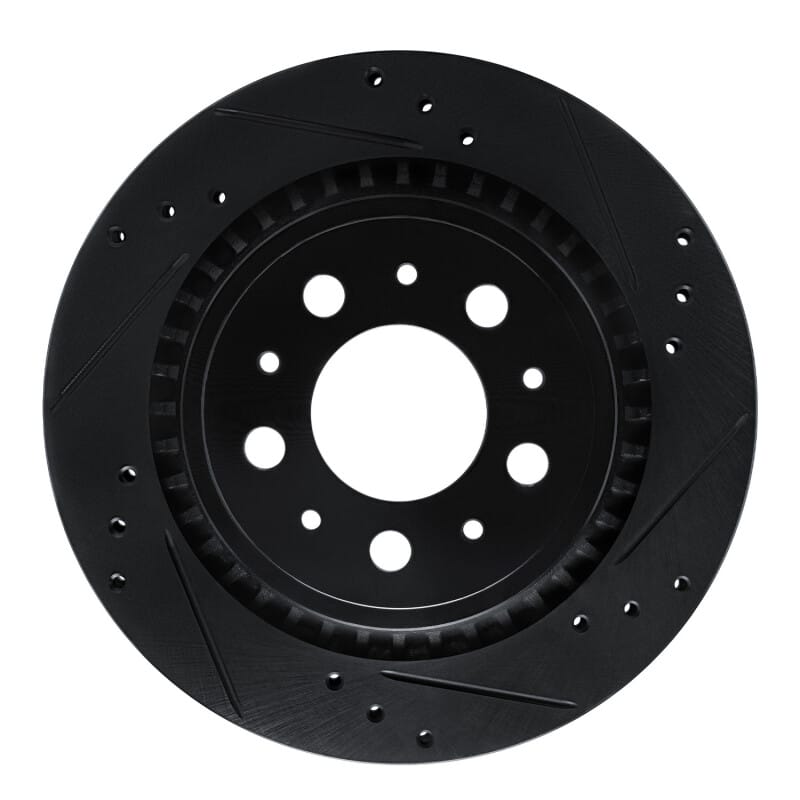 R1 Concepts — R1 00-00 Volvo V70 Rear Right Drilled & Slotted Black Brake Rotor
R1 Brake Rotor Drill