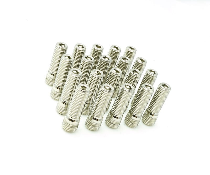 Wheel Mate — Wheel Mate Stud Conversion M14 x P1.50 2.5in L - Nickel Finish (QTY 20)