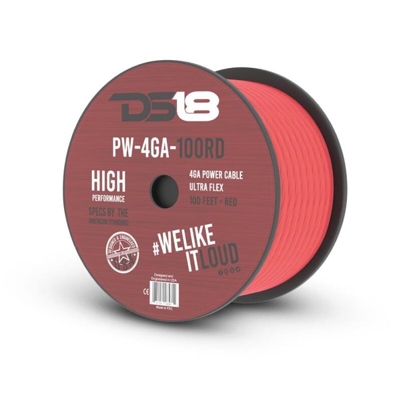 DS18 — DS18 4-GA Power And Ground 100-Feet Black