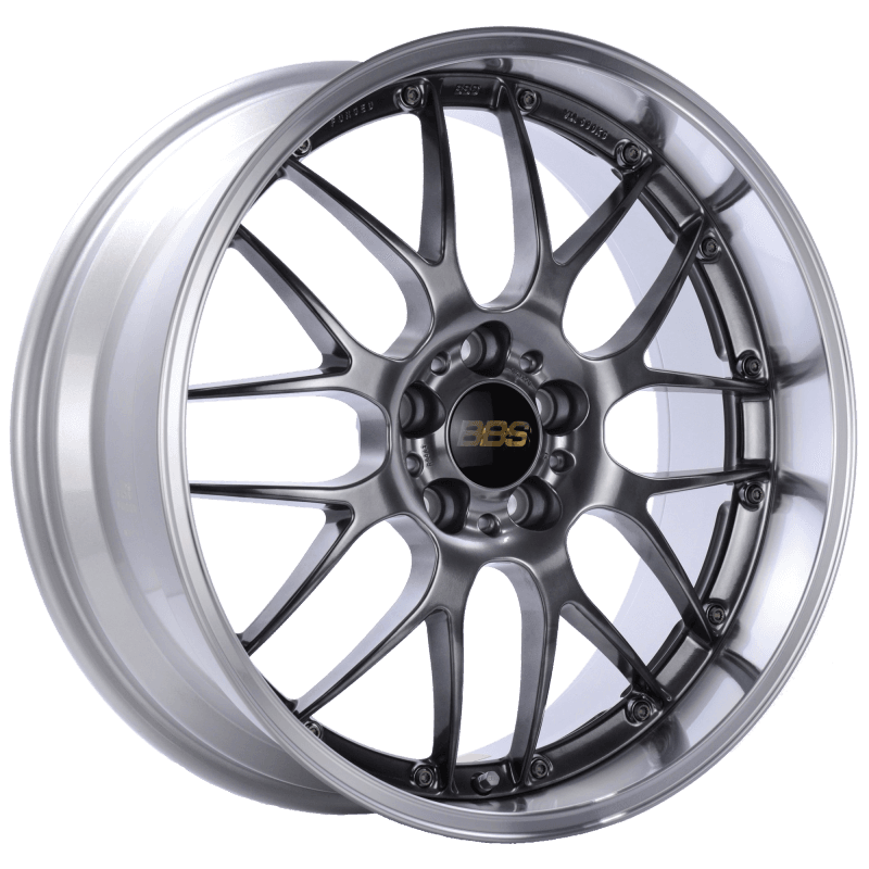 BBS — BBS RS-GT 20x8.5 5x120 ET15 Diamond Black Center Diamond Cut Lip Wheel -82mm PFS/Clip Required