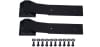 Kentrol — Kentrol 07-18 Jeep Wrangler JK Tailgate Hinge Pair - Textured Black