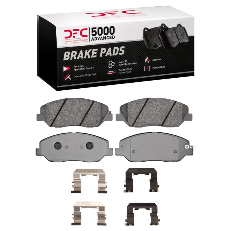 DFC — DFC 09-11 Hyundai Genesis Sedan Front 5000 Advanced Ceramic Brake Pads and Hardware Kit
DFC Brake Pad Set
