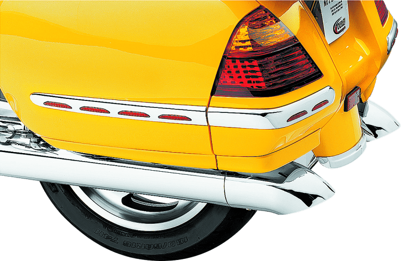 Kuryakyn — Kuryakyn Turndown Exhaust Extensions 01-17 Honda GL1800 Chrome