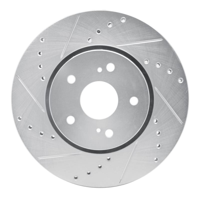 R1 Concepts — R1 10-13 Suzuki Kizashi Front Left Drilled & Slotted Silver Brake Rotor
R1 Brake Rotor Drill