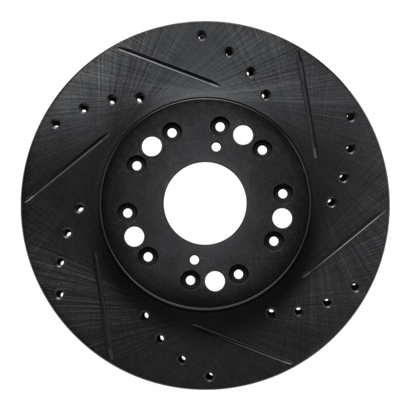 R1 Concepts — R1 91-92 Lexus LS400 Front Right Drilled & Slotted Black Brake Rotor
R1 Brake Rotor Drill