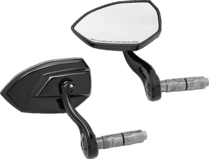 Kuryakyn — Kuryakyn Phantom Bar End Mirror Gloss Black