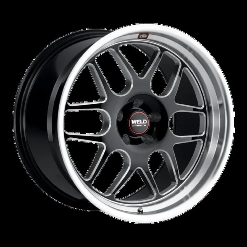 Weld — Weld Solana 20x9 / 5x115 BP / ET20 / 71.6mm Bore - Gloss Black MIL DIA Wheel