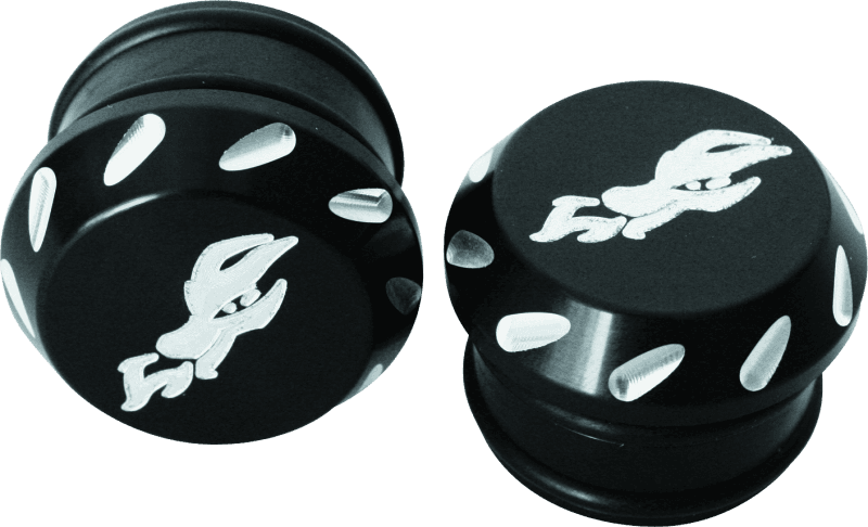 DragonFire Racing — Billet Tube End Cap, 1.5 in., Black Anodized