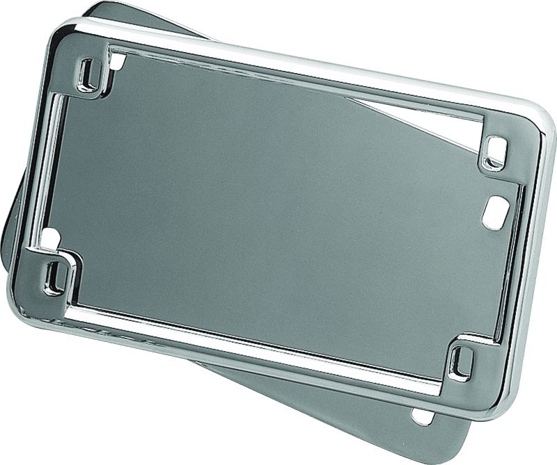 Kuryakyn — License Frame & Backing Plate Set Chrome