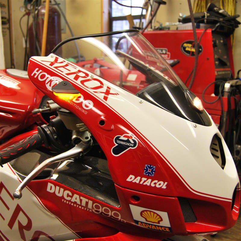 New Rage Cycles — New Rage Cycles 03-06 Ducati 999 Mirror Block Off Turn Signals