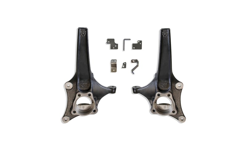 Maxtrac — MaxTrac 19-20 GM C1500 2WD 3.5in Front Lift Spindles w/Extended DOT Compliant Brake Lines
Susp. Spindle Lift
Steering Knuckle