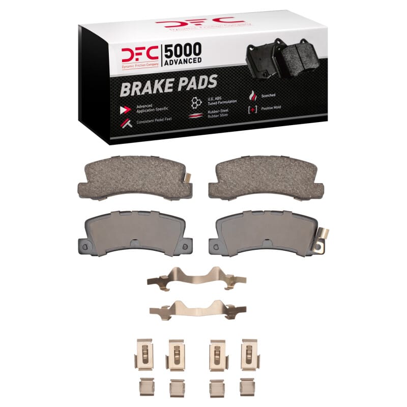 DFC — DFC 86-93 Toyota Celica Rear 5000 Advanced Ceramic Brake Pads and Hardware Kit
DFC Brake Pad Set
