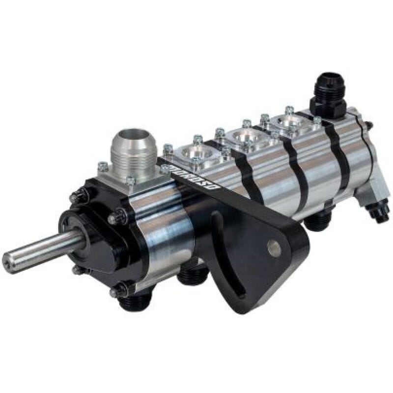 Moroso — Moroso BBC Tri Lobe 5 Stage Passenger Right Side Block Mount Dry Sump Oil Pump w/Fuel Pump Drive