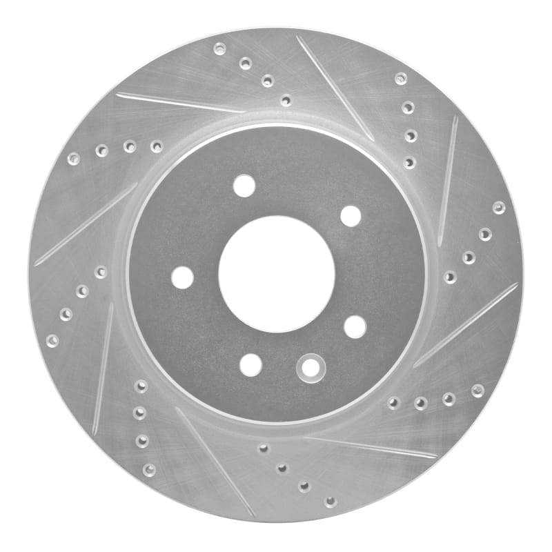 R1 Concepts — R1 00-06 Jaguar XJR Rear Right Drilled & Slotted Silver Brake Rotor
R1 Brake Rotor Drill