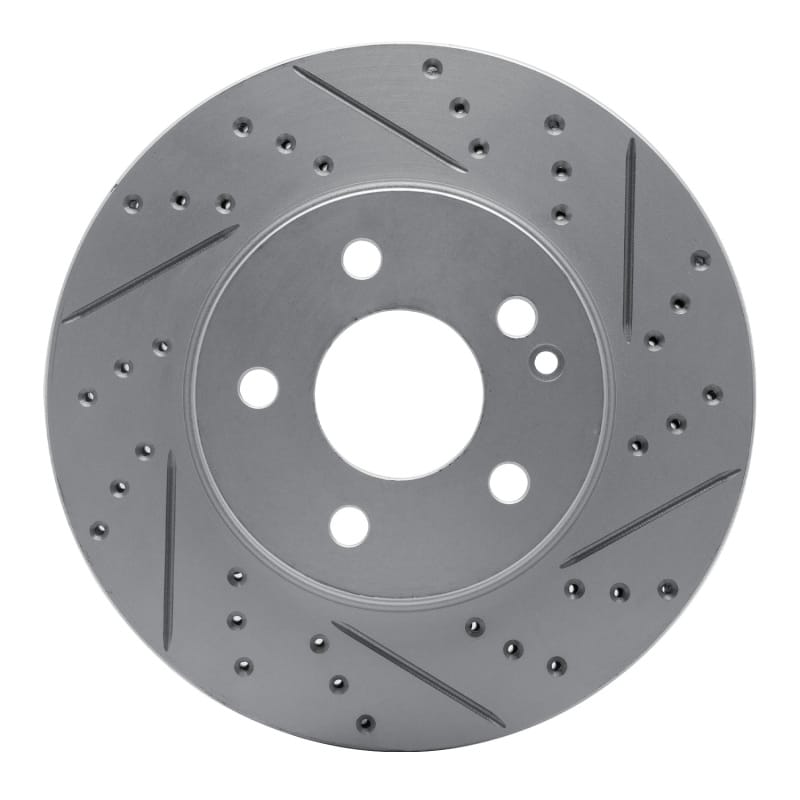 R1 Concepts — R1 06-11 Mercedes-Benz B200 Front Right Drilled & Slotted Geo-Carbon Rotor