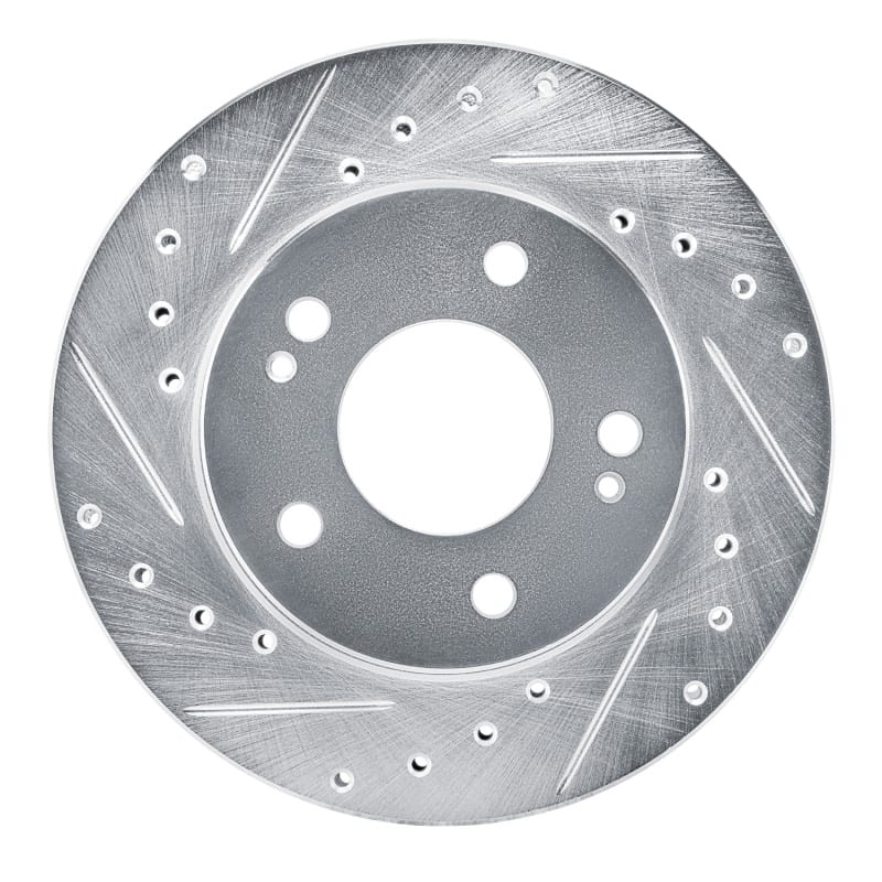 R1 Concepts — R1 90-90 Plymouth Laser Front Left Drilled & Slotted Silver Brake Rotor
R1 Brake Rotor Drill
