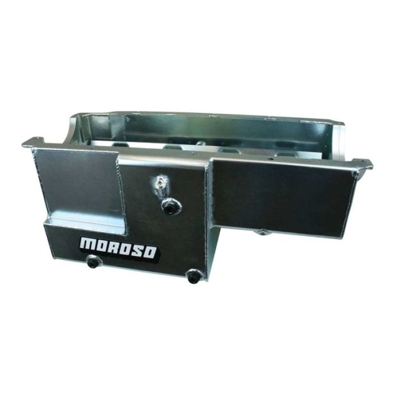 Moroso — Moroso BBC Marine Full Fabricated 10in Deep Sump Oil Pan