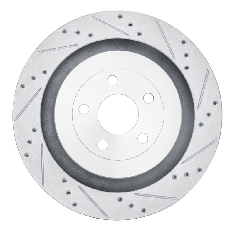 R1 Concepts — R1 2019-2024 Ford Edge Rear Right Drilled & Slotted Silver Brake Rotor
R1 Brake Rotor Drill