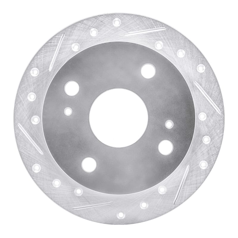 R1 Concepts — R1 85-87 Toyota Corolla (US/Canada) Rear Left Drilled & Slotted Silver Brake Rotor
R1 Brake Rotor Drill